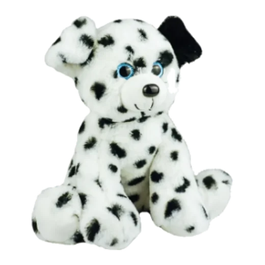 Dalmatian puppy plush with black spots
