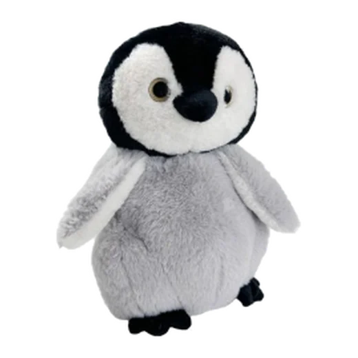 Grey and black baby penguin plush